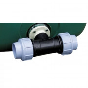 Té 90° raccord compression 2" pour cuve à eau aérienne