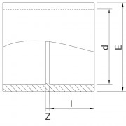 Manchon PVC Piscine - PLASSON