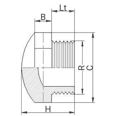 Bouchon PVC fileté - PLASSON