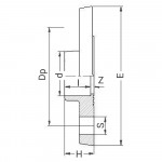 Bride PVC fixe à coller - PLASSON