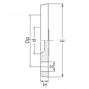 Bride PVC pleine - PLASSON