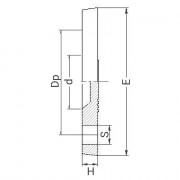 Bride PVC pleine - PLASSON