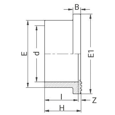 Collet PVC à coller - PLASSON