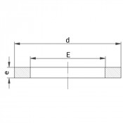 Joint plat EPDM pour collets PVC 5520 - PLASSON