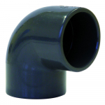 Coude PVC 90° à coller femelle / femelle