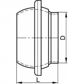 Raccord sphérique mâle à souder inox 304 - Euro Rapid