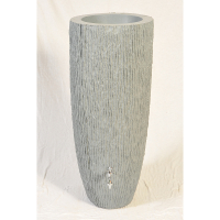 Cuve à eau décorative avec plantation de fleurs et plantes 120 L