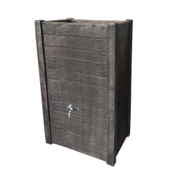 Cuve à eau décorative et murale rectangulaire 80 L