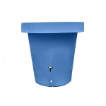Cuve décorative de récupération d'eau 400 L bleue ou couleur lavande