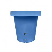 Cuve décorative de récupération d'eau 400 L bleue ou couleur lavande