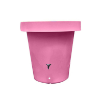Cuve décorative de récupération d'eau 400 L rose et violet
