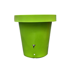Cuve décorative de récupération d'eau 400 L verte ou menthe