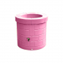 Cuve décorative imitation puits 340 L rose