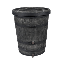 Tonneau conique pour eau de pluie décoratif de 130 L 