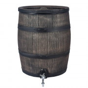 Tonneau récupérateur d'eau de pluie décoratif de 120 L  Tonneau récupérateur d'eau de pluie décoratif de 120 L