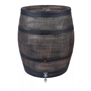 Tonneau récupérateur d'eau de pluie décoratif de 240 L 