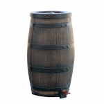 Tonneau récupérateur d'eau de pluie décoratif de 80 L 