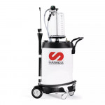 Récupérateur d'huile usée par aspiration de 100 L avec bol de contrôle de SAMOA