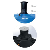 Rehausse fixe h. 500 x Ø 630 mm Rehausse fixe h. 500 x Ø 630 mm