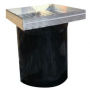 Rehausse télescopique h. 700 mm avec couvercle à paver 600 x 600 mm