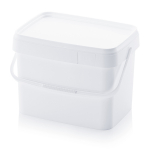 Seau rectangulaire avec anse 2,6 à 22 L