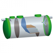 Décanteur particulaire PRV avec débourbeur 18 L/s