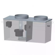 Séparateur à hydrocarbures en acier sans ByPass 3 L/s  - 300 L