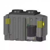 Séparateur à hydrocarbures en PE sans ByPass 1,5L/s  - 158 L