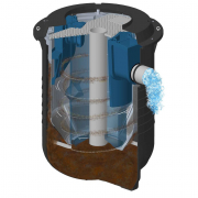 Séparateur hydrodynamique 3 à 15 L/s TRITHON enterré de SIMOP