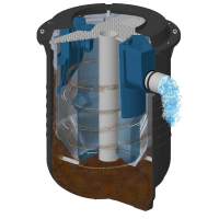 Séparateur hydrodynamique 3 à 15 L/s TRITHON enterré de SIMOP