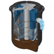 Séparateur hydrodynamique 5 à 25 L/s TRITHON enterré de SIMOP
