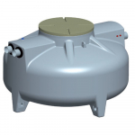 Séparateur de graisse  renforcé professionnel taille 4 - 980 L
