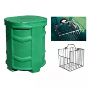 Poste 250 L avec panier dégrilleur sans pompe