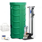 Poste de relevage avec barre de guidage SANIREL 500V MONO - 770 L - 14 m