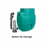 Station de relevage évolutive SANIDRAIN 420 EVO - 14,5 m