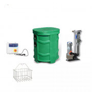 Station de relevage individuelle avec barre de guidage SANIREL 250 MONO - 7,7 m