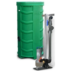 Station de relevage mono pompe - Refoulement h. max 5 m