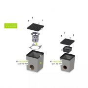 Avaloir de cour 60 tonnes pour eaux de pluies BG-FILCOTEN spot HD