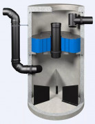 Système de filtration enterré BIRCOhydropoint® 1500 – Voirie lourde et toitures zinc/cuivre