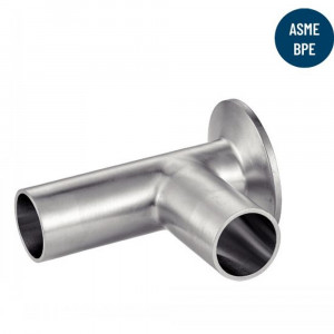 Té à souder inox 316L sortie clamp courte - Raccord Inox