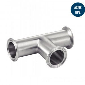 Té Clamp Égal Asme Bpe Inox - Raccordement Inox Durable