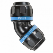 PPS1 4C - Coude égal aluminium 45°
