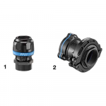 PPS1 MF - Raccord droit aluminium fileté femelle cylindrique pour tubes