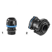PPS1 MF - Raccord droit aluminium fileté femelle cylindrique pour tubes
