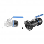 PPS1 RSIF - Vanne filetée femelle cylindrique avec raccordement pour tubes