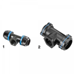 PPS1 TT - Té fileté femelle cylindrique aluminium pour tubes