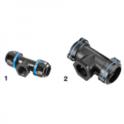 PPS1 TT - Té fileté femelle cylindrique aluminium pour tubes