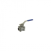 Vanne à sphère inox 3 pièces motorisable Socket Welding à souder par emboîtement