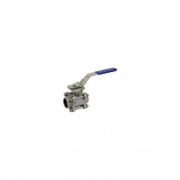 Vanne à sphère inox 3 pièces motorisable Socket Welding à souder par emboîtement