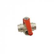 Vanne à sphère laiton 3 voies Femelle/Horizontal avec voies en L